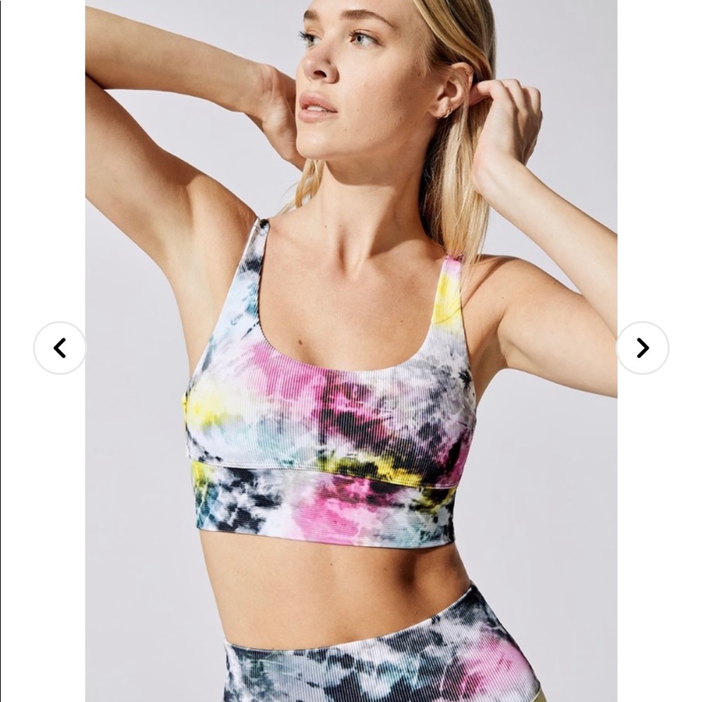 🐠NWT🐠 XS Beach Riot Leah Top Sunburst Tie Dye